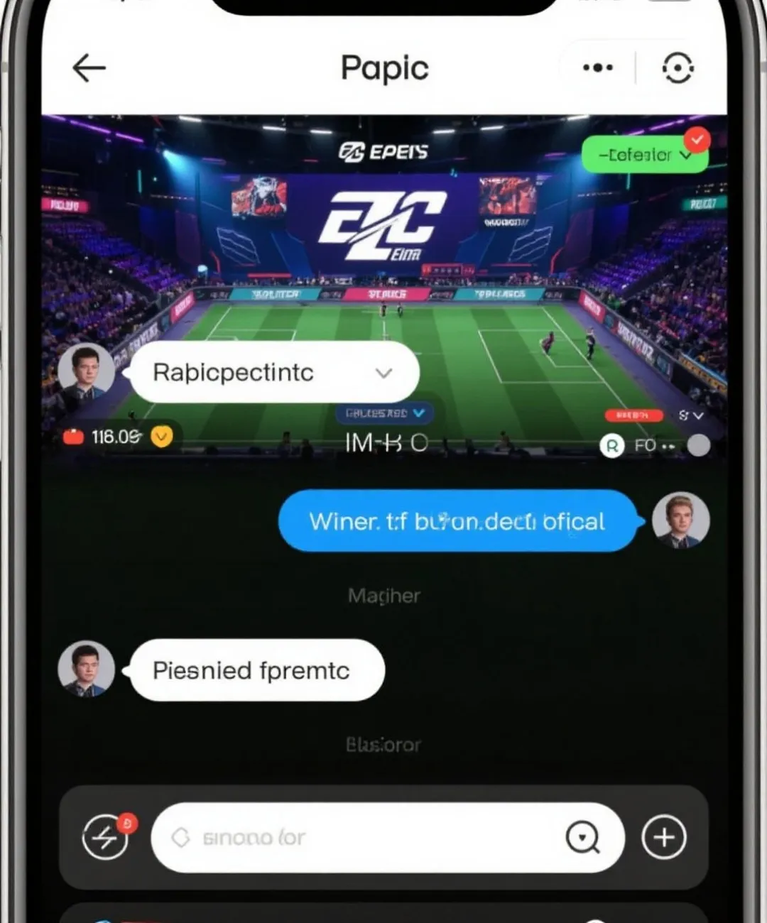 电竞直播APP截图 - 赛事直播界面